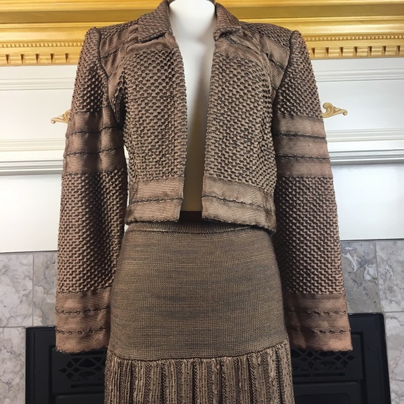 VTG Pepa Pombo S High Fashion 2 Piece Skirt Suit - Picture 6 of 8